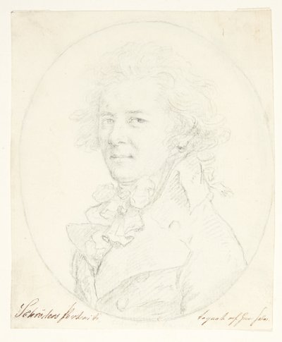 Self-Portrait(?) by Johann Heinrich Schroder