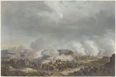 Prince of Orange at the Battle of Quatre-Bras, 1815 (series title: Twelve Plates of the Arrival and Inauguration of William I in Brussels and the Battles of Quatre-Bras and Waterloo in 1815) by Johann Hürlimann