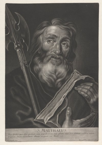 Saint Matthew by Johann Jacobus Haid