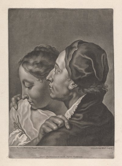 Portrait of a Man and Woman by Johann Lorenz Haid