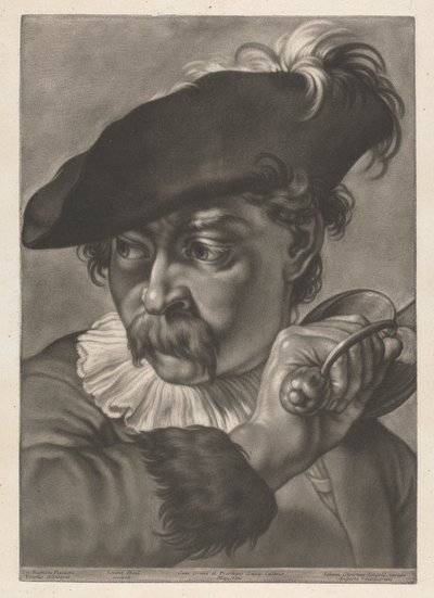 Portrait of a Man with a Sword by Johann Lorenz Haid