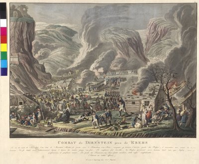 Battle of Duernstein 1805 by Johann Lorenz Rugendas