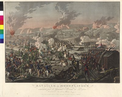 Battle of Hohenlinden at 3rd December 1800 by Johann Lorenz Rugendas