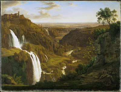 Waterfall near Tivoli, Italy by Johann Martin von Rohden