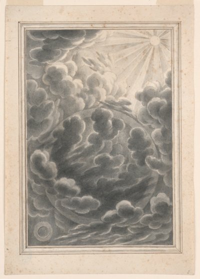 Study for The Creation of Light, Plate 3, Physica Sacra by Johann Melchior Füssli