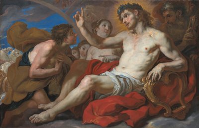 Apollo Granting Phaeton Permission to Drive the Chariot of the Sun, 1690-95 by Johann Michael Rottmayr