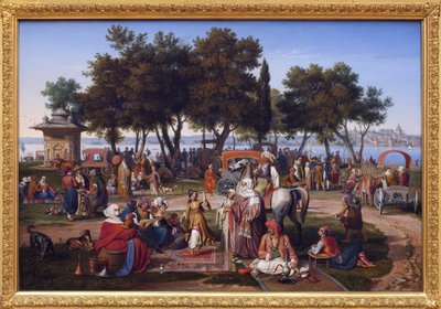 Freshwater of Asia in Constantinople by Johann Michael Wittmer
