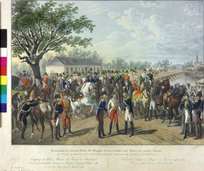 Reception of the Allies Monarch in Vienna 1814 by Johann Nepomuk Hoechle