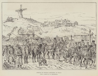 Arrival of Russian Artillery at Wilna by Johann Nepomuk Schonberg