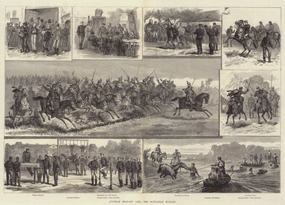 Austrian Military Life, the Hungarian Hussars by Johann Nepomuk Schonberg