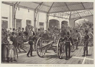 The Honourable Artillery Company of London starting for the Easter Volunteer Review by Johann Nepomuk Schonberg