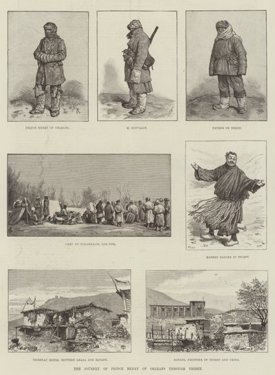 The Journey of Prince Henry of Orleans through Thibet by Johann Nepomuk Schonberg