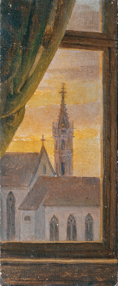 View Through a Window of a Gothic Church Tower by Johann Peter Krafft