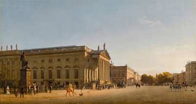 The Royal Opera, Unter den Linden by Johann Philipp Eduard Gaertner