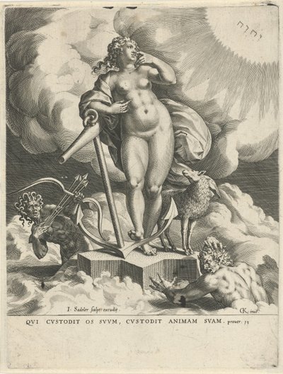 Allegory of Hope by Johann Sadeler (I)