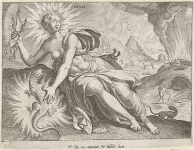 Fire (series title: The Four Elements) by Johann Sadeler (I)