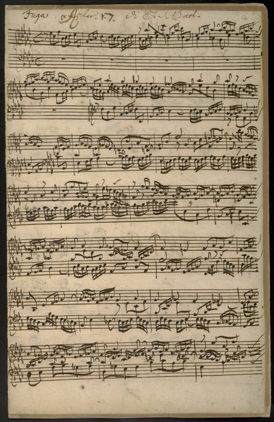 Prelude 17 and Fugue, from 