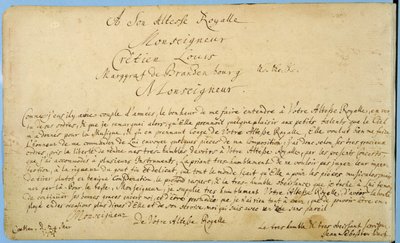 Handwritten Dedication of 