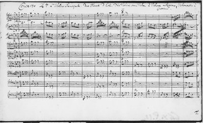Score of Brandenburg Concertos by Johann Sebastian Bach by Johann Sebastian Bach