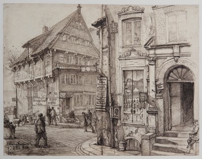 HH-Riefesell-16-Corner-Kajen-Deichstrasse-08-02-1884 by Johann Theobald Riefesell