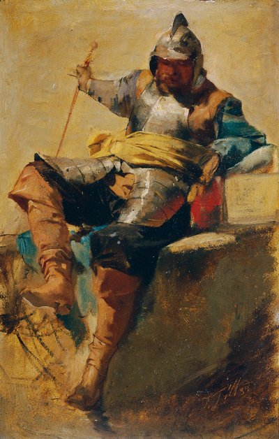 Man in 17th Century Armor by Johann  Till der Jüngere