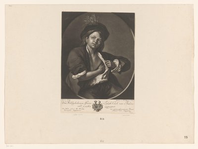 Boy Catching a Flea by Johann Veit Kauperz