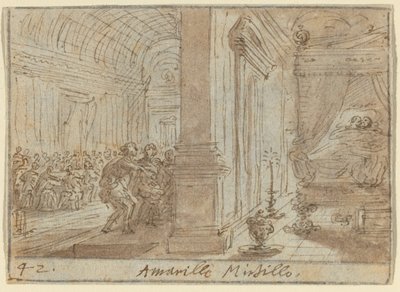 Amarilli and Mirtillo by Johann Wilhelm Baur