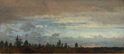 Cloudy Evening Sky by Johann Wilhelm Schirmer