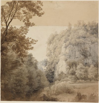 The Ravenstone in Neandertal near Düsseldorf by Johann Wilhelm Schirmer