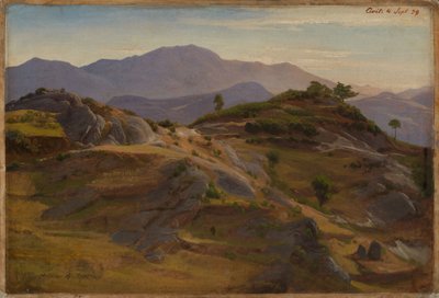 Landscape near Civitella by Johann Wilhelm Schirmer