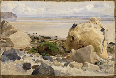 Rocky Beach by Johann Wilhelm Schirmer