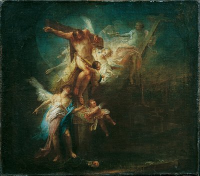 Christ Takes the Good Thief into Heaven by Johann Wolfgang Baumgartner