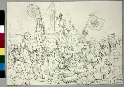 Conquest of Saida (Sayda), Syria by Johann the Yngr. Dallinger von Dalling