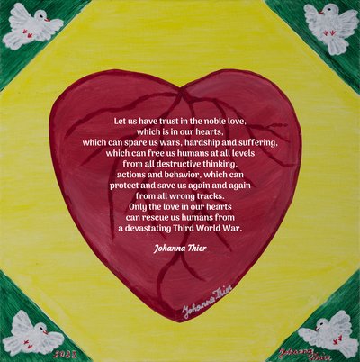 The Peace Message of Rosental for World Peace - Version 2 by Johanna Thier