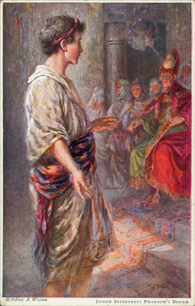 Joseph interprets Pharaoh