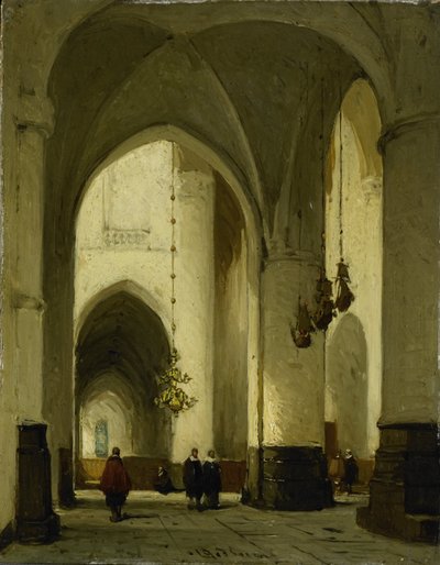 Interior of the Church of St Bavo in Haarlem by Johannes Bosboom