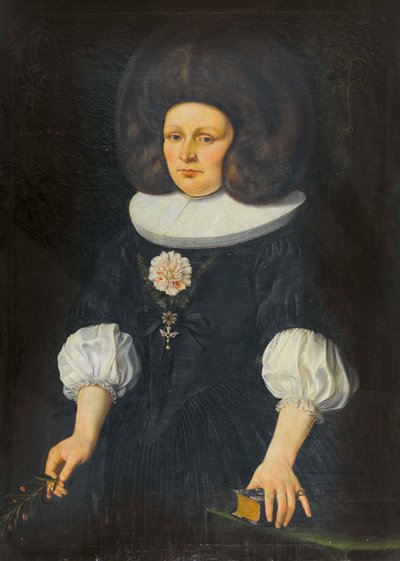 Portrait of a Lady with a Prayer Book by Johannes Dünz