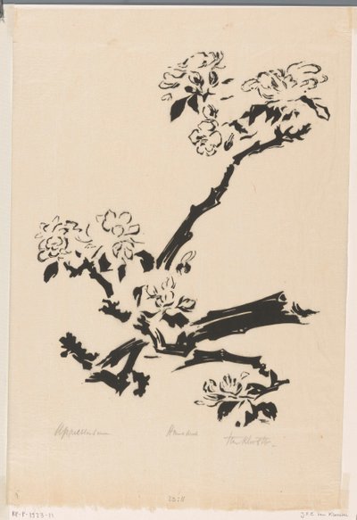 Apple blossom by Johannes Frederik Engelbert ten Klooster (signed by artist)