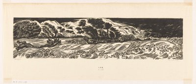Bandjir by Johannes Frederik Engelbert ten Klooster (signed by artist)