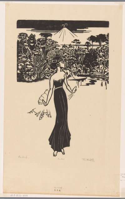 Dancer by Johannes Frederik Engelbert ten Klooster (signed by artist)