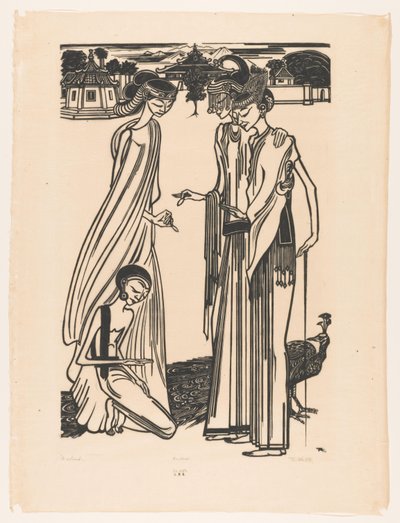 The Alms by Johannes Frederik Engelbert ten Klooster (signed by artist)