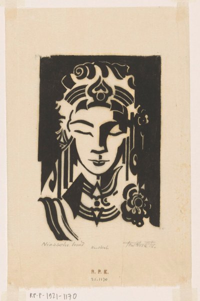 Nias Bride by Johannes Frederik Engelbert ten Klooster (signed by artist)