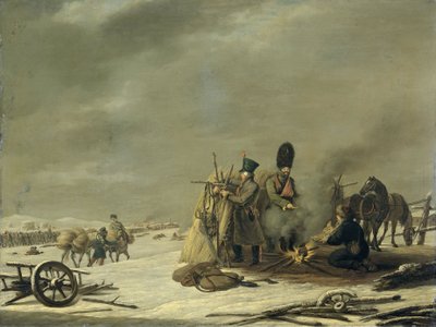 Bivouac at Molodechno by Johannes Hari