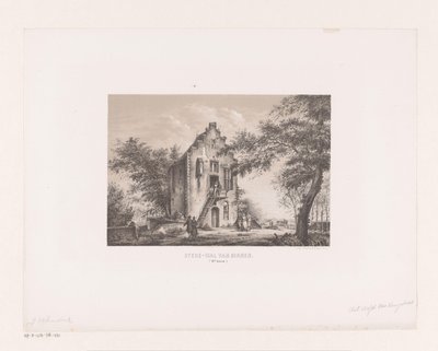 House on City Wall by Johannes Hilverdink (attributed to)