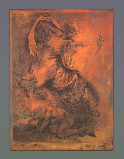 Death as a Centaur with Bow and Arrow by Johannes Josephus Aarts