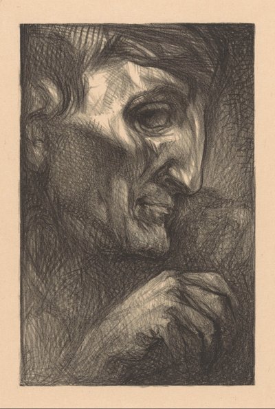 Head and Hand of a Man by Johannes Josephus Aarts
