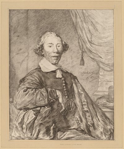 Portrait of a Seated Man by Johannes Kornlein
