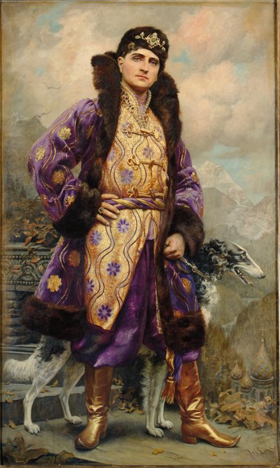 Portrait of Iusupov by Johannes Linse