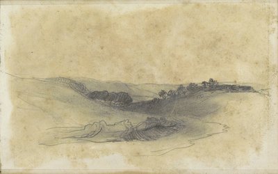 Hilly Landscape with Trees by Johannes Tavenraat
