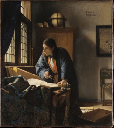 The Geographer by Johannes Vermeer